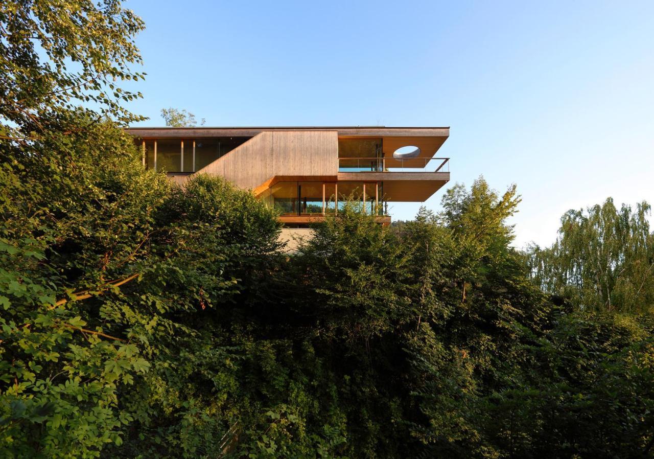 Apartament Haus Am Felsen, Ferien In Vorarlberger Architektur Bregencja Zewnętrze zdjęcie