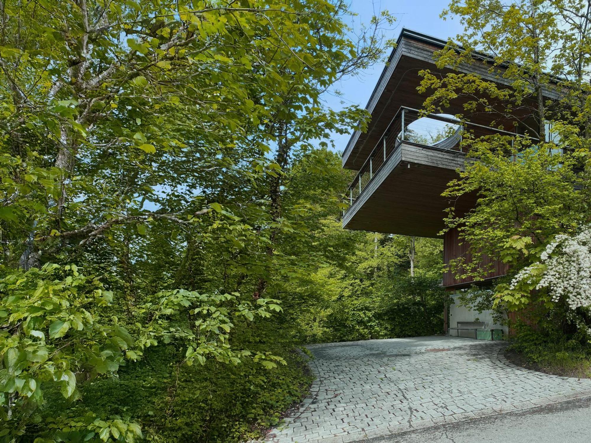 Apartament Haus Am Felsen, Ferien In Vorarlberger Architektur Bregencja Zewnętrze zdjęcie